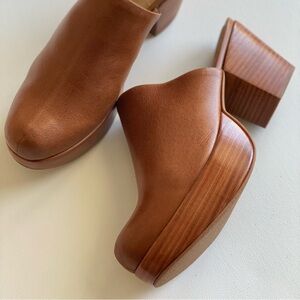 NWT Fortress Of Inca “Ava” Leather Clogs, size 41